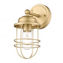  9808-1W BCB - Seaport 1-Light Wall Sconce in Brushed Champagne Bronze